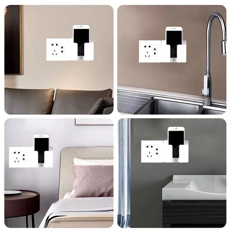 Wall Mounted Charger Bracket Holder, Punch Free Remote Control Storage Box, Mobile Phone Charging Stand, Wall Mounted Remote Control Storage Box Mobile Phone Charging Stand, Remote Control Organizers Hook Wall Mounted Charger Bracket Holder, Punch Free Remote Control Storage Box, Mobile Phone Charging Stand, Wall Mounted Remote Control Storage Box Mobile Phone Charging Stand, Remote Control Organizers Hook